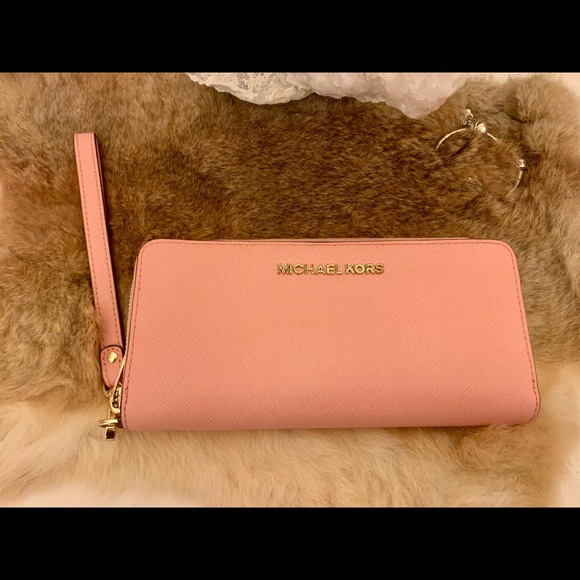 Michael Kors Handbags - Michael kors pink wallet
